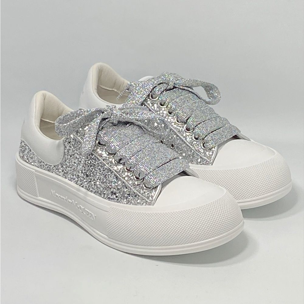 Alexander Mcqueen Glitter Sneakers size 36.5 - Picture 4 of 13